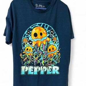 Navy Graphic Tee - Short Sleeve